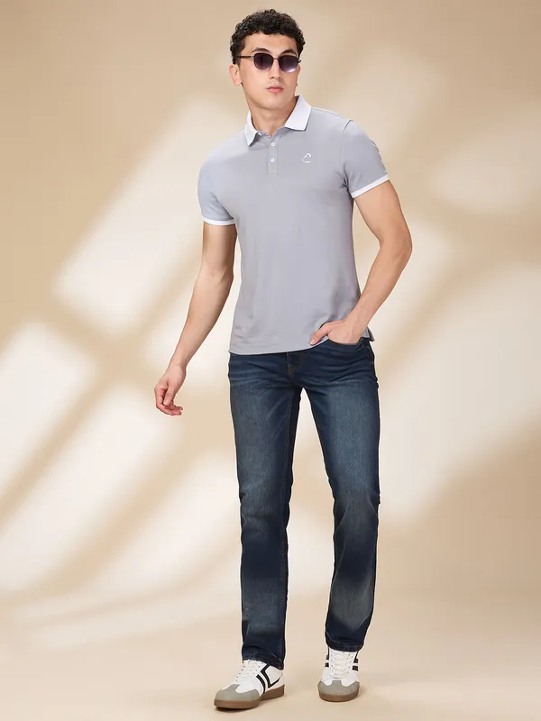 Being Human Clothing Men Blue Solid Jeans