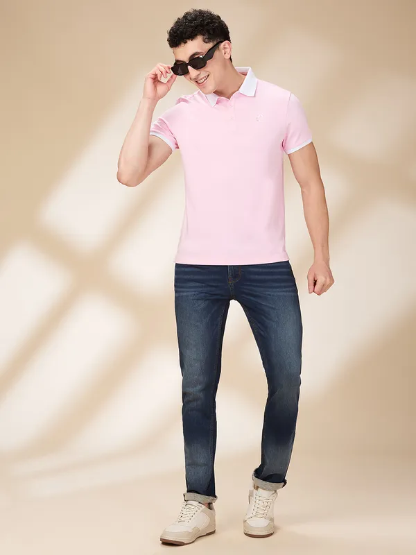 Being Human Clothing Men Blue Solid Jeans