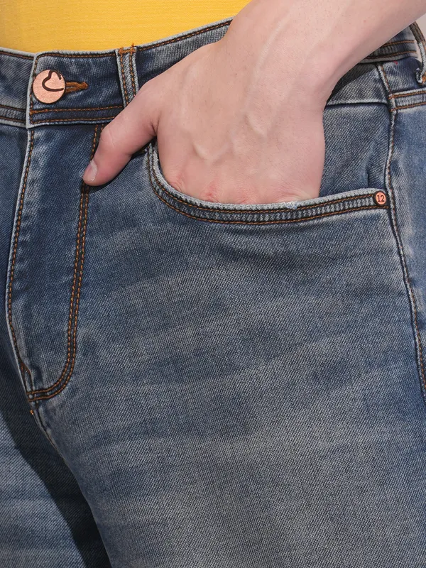 Being Human Mens-Bottom Denim Black Tone