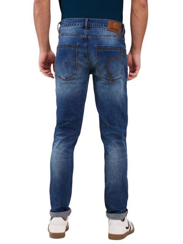 Being Human Men Blue Solid Jeans