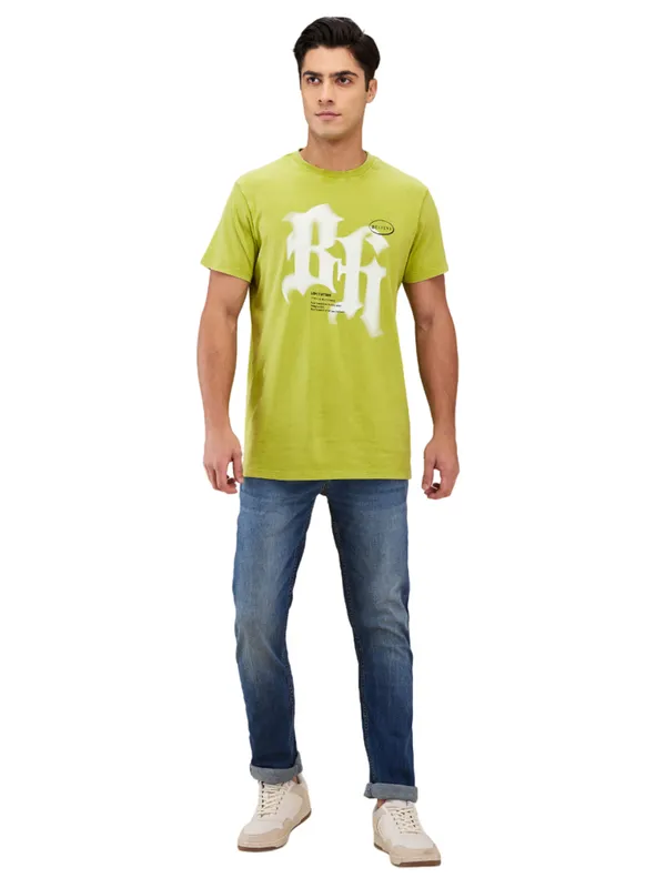 Being Human Clothing Men Blue Solid Jeans