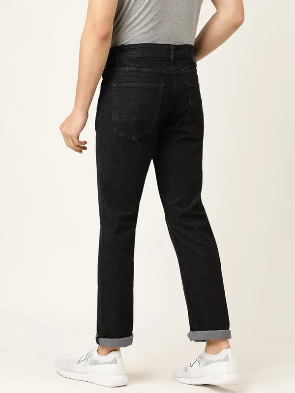 Being Human Clothing Men Regular Fit Denim-Black Tone