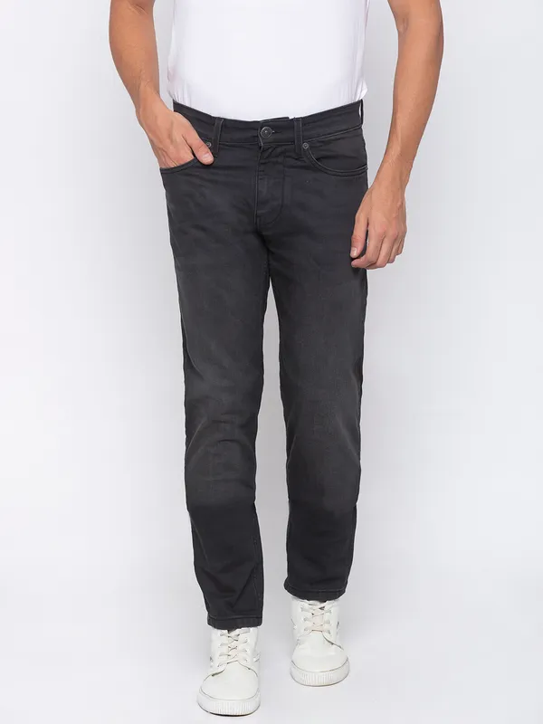 Being Human Clothing Men Slim Fit Denim-Black Tone