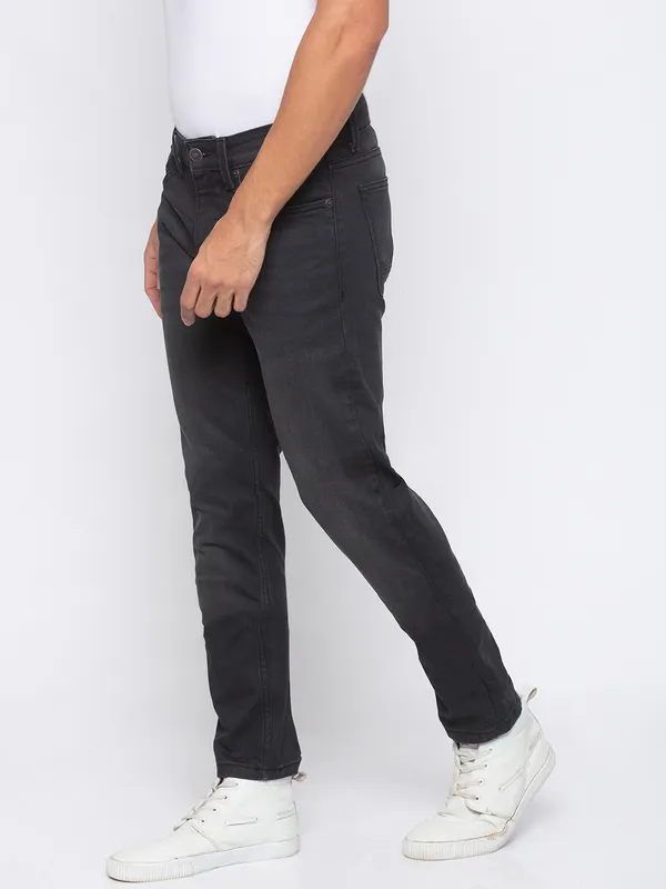 Being Human Clothing Men Slim Fit Denim-Black Tone