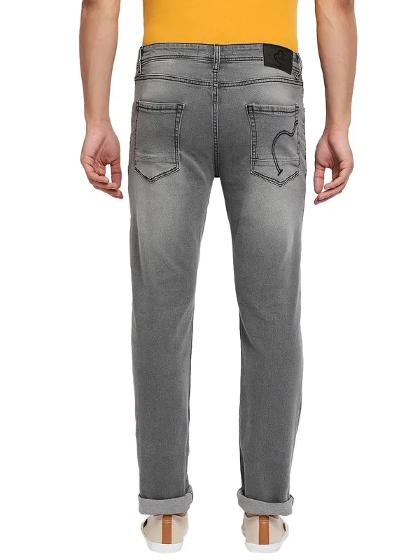Being Human Men Slim Fit Denim-Grey Tone