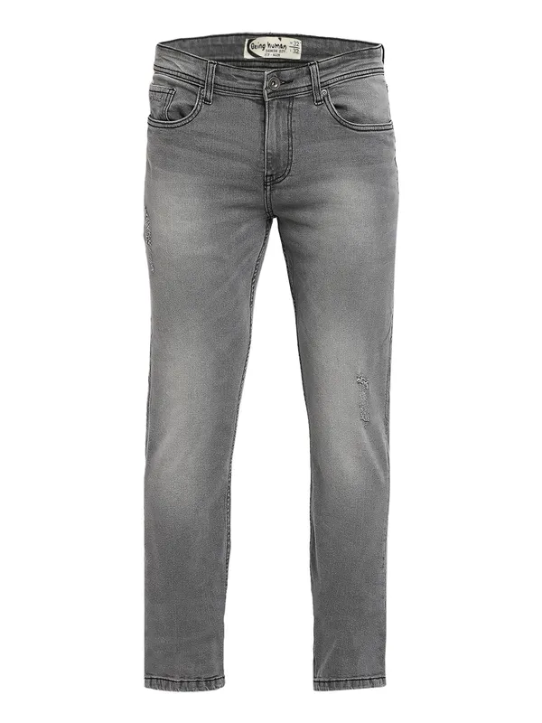 Being Human Men Slim Fit Denim-Grey Tone