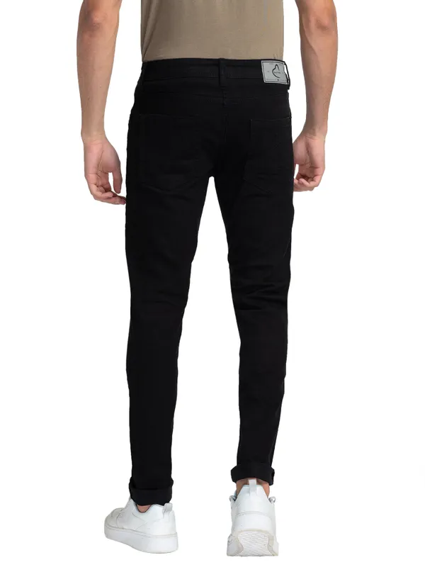 Being Human Clothing Men Slim Fit Denim-Black Tone