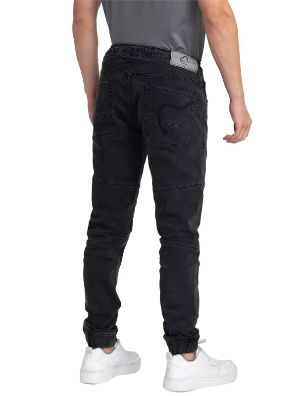 Being Human Men Jogger Fit Denim-Black Tone