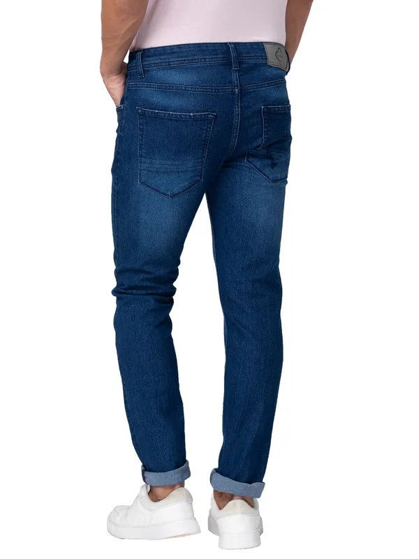 Being Human Men Slim Fit Denim-Mid Tone