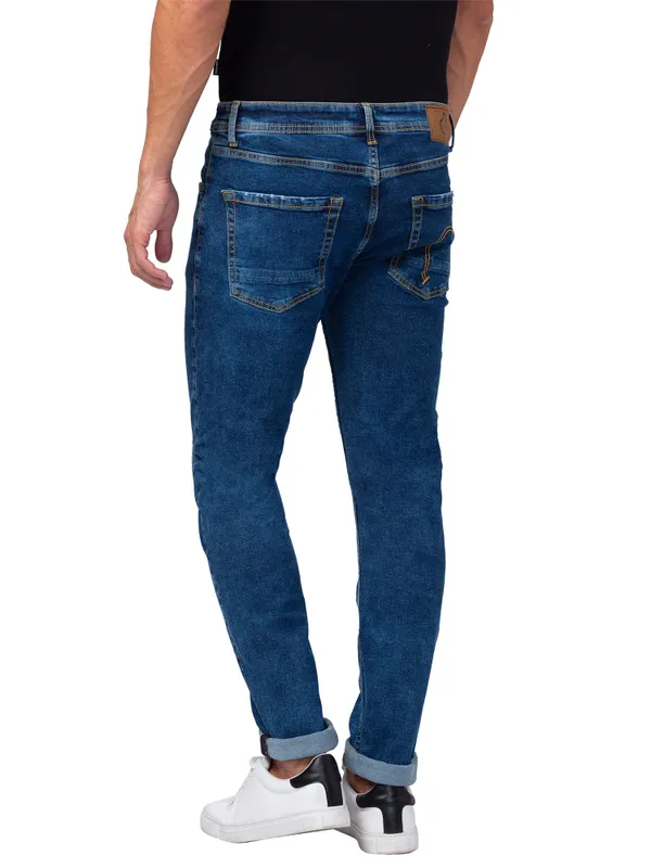 Being Human Men Slim Fit Denim-Mid Tone