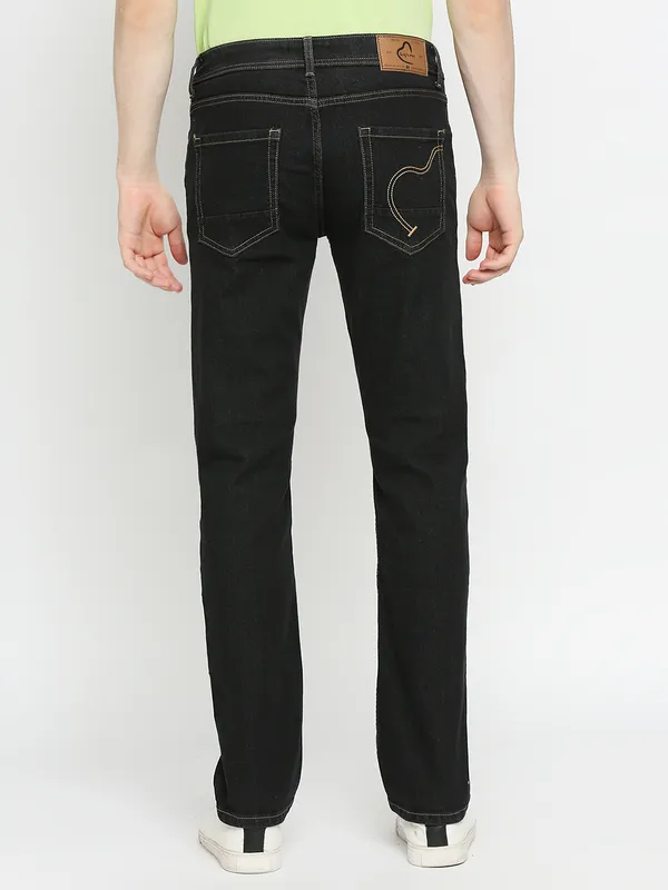 Being Human Clothing Women Slim Straight Fit Denim-Black Tone