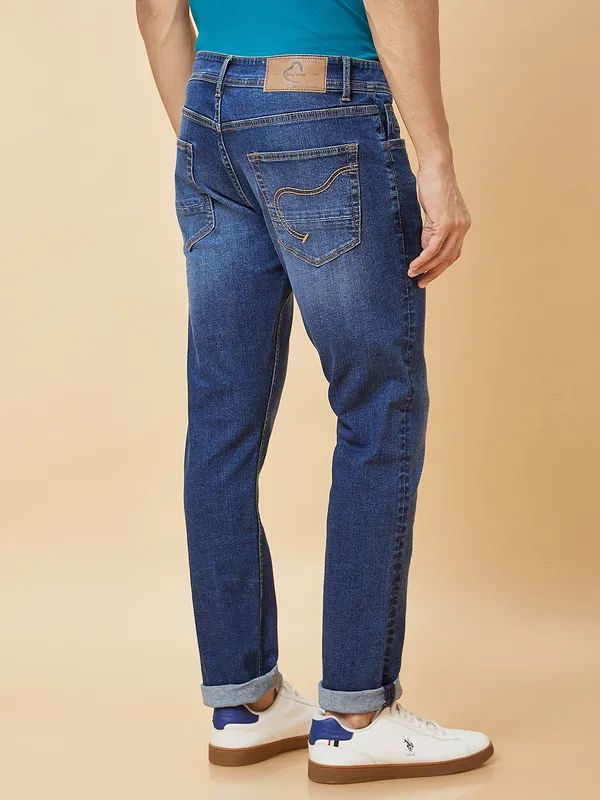 Being Human Men Slim Fit Denim-Dark Tone
