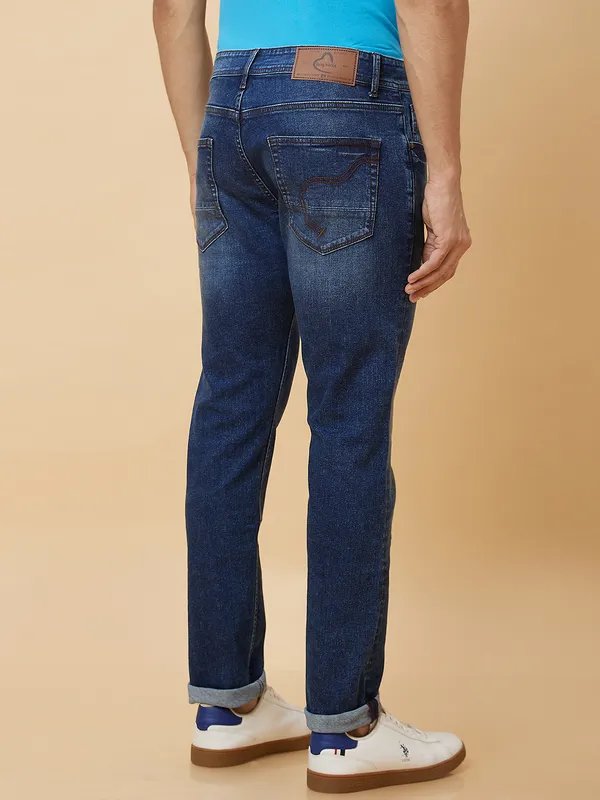 Being Human Men Slim Fit Denim-Mid Tone