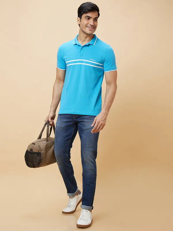 Being Human Men Slim Fit Denim-Mid Tone