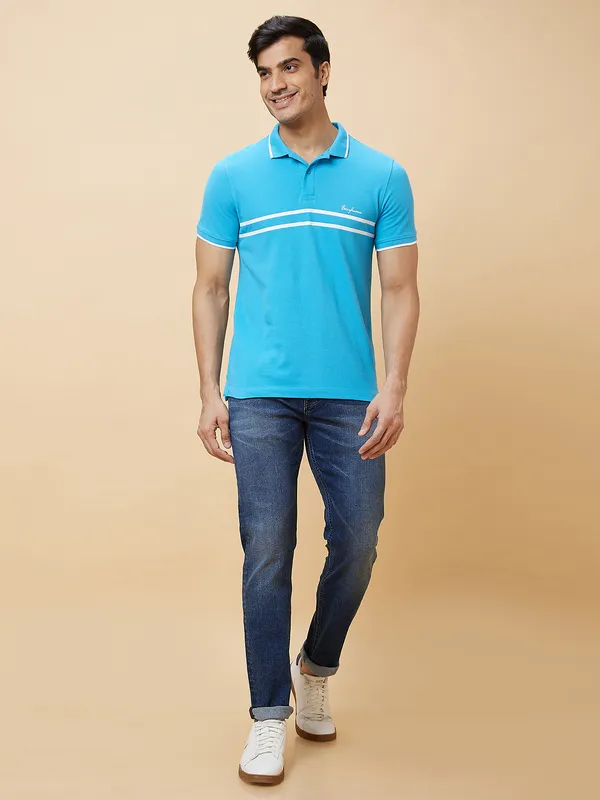 Being Human Men Slim Fit Denim-Mid Tone