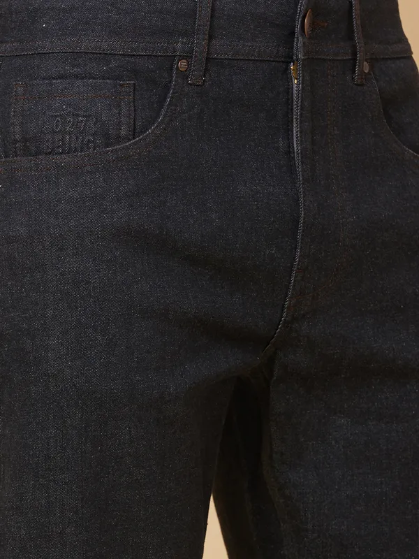 Being Human Clothing Men Boot Cut Fit Denim-Black Tone