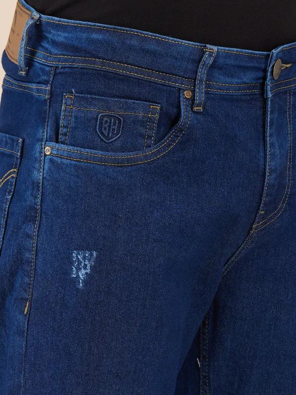 Being Human Mens-Bottom Denim Mid Tone