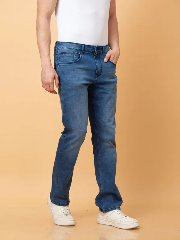 Being Human Clothing Mens-Bottom Denim Dark Tone