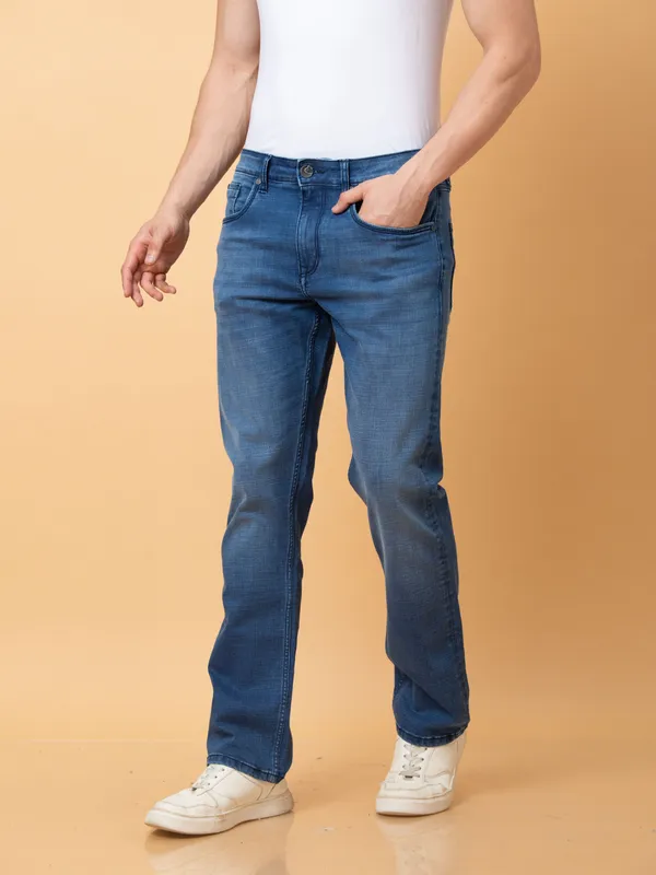 Being Human Clothing Mens-Bottom Denim Dark Tone