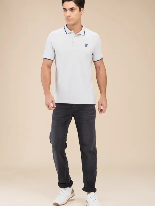 Being Human Clothing Mens-Bottom Denim Grey Tone