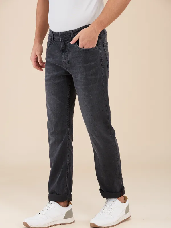 Being Human Clothing Mens-Bottom Denim Grey Tone