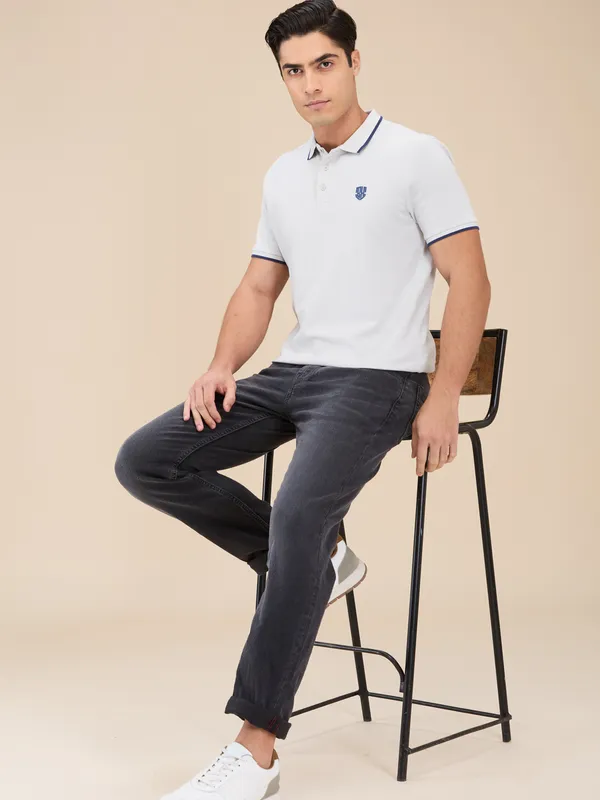 Being Human Clothing Mens-Bottom Denim Grey Tone