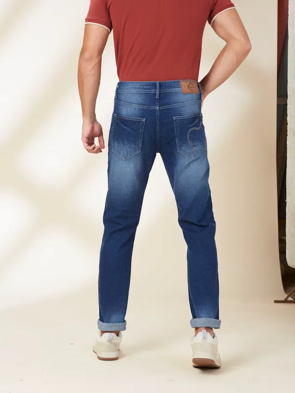 Being Human Mens-Bottom Denim Dark Tone
