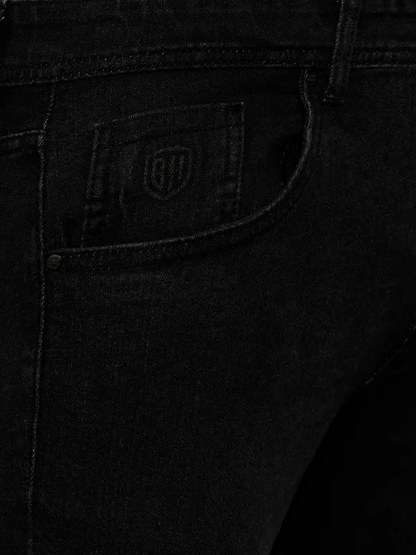 Being Human Mens-Bottom Denim Black Tone