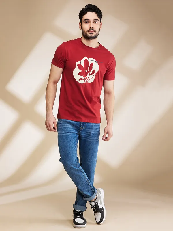 Being Human Mens-Bottom Denim Light Tone