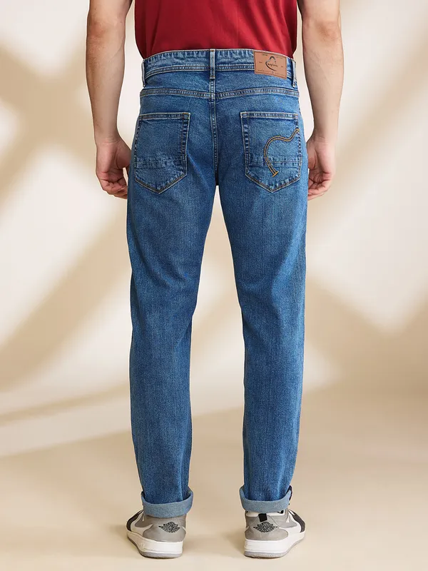 Being Human Mens-Bottom Denim Light Tone
