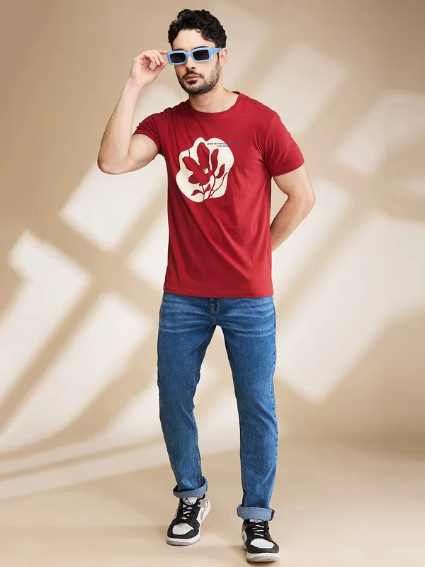 Being Human Mens-Bottom Denim Light Tone