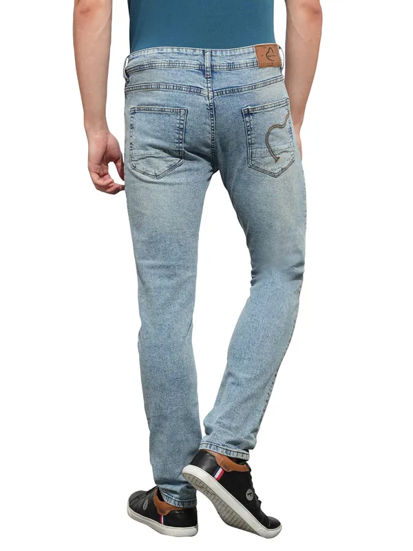 Being Human Clothing Mens-Bottom Denim Light Tone