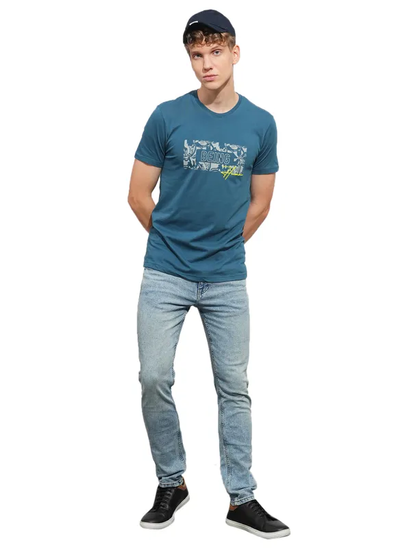 Being Human Clothing Mens-Bottom Denim Light Tone