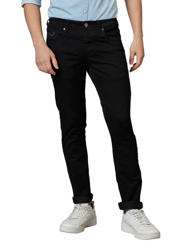 Being Human Men Skinny Fit Denim-Black Tone