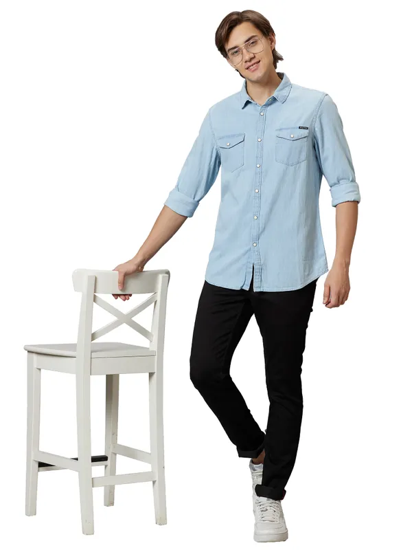 Being Human Men Skinny Fit Denim-Black Tone