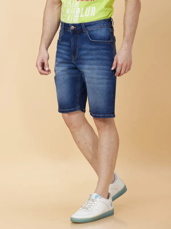 Being Human Men Shorts Fit Shorts-Mid Tone