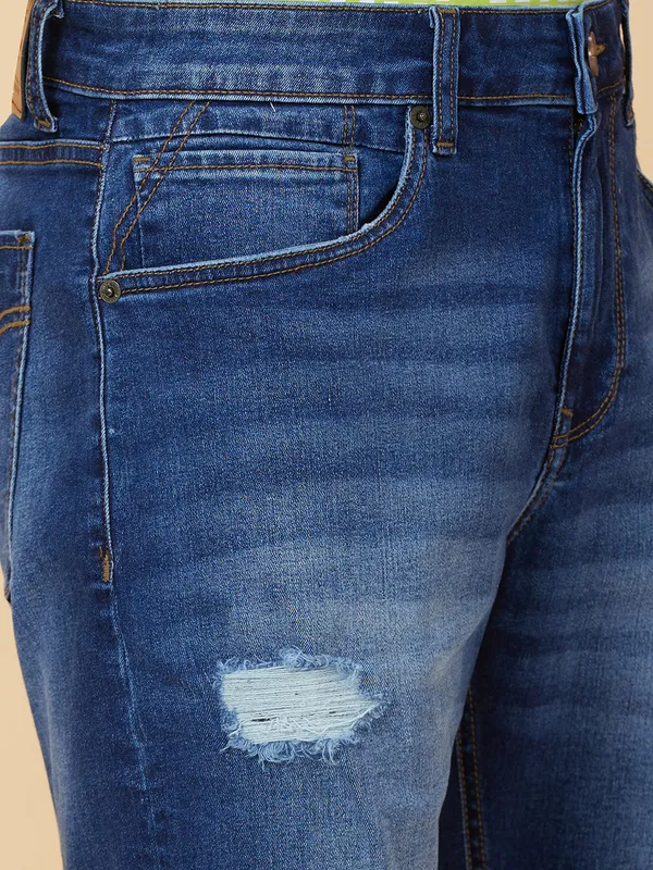 Being Human Men Shorts Fit Shorts-Mid Tone