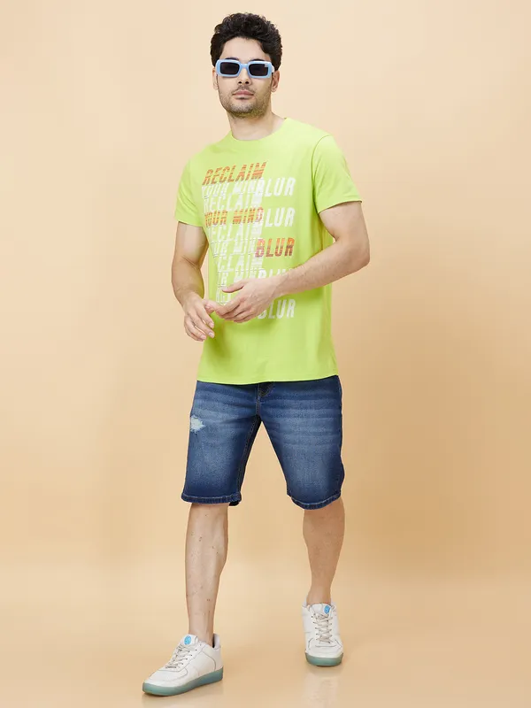 Being Human Men Shorts Fit Shorts-Mid Tone