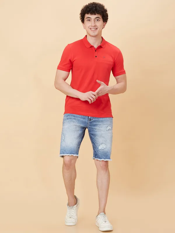 Being Human Men Shorts Fit Shorts-Light Tone