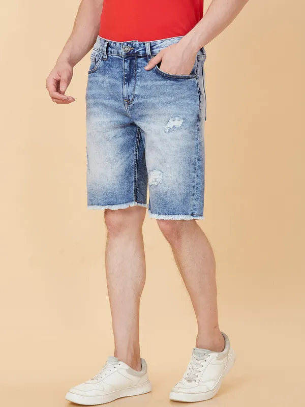 Being Human Men Shorts Fit Shorts-Light Tone