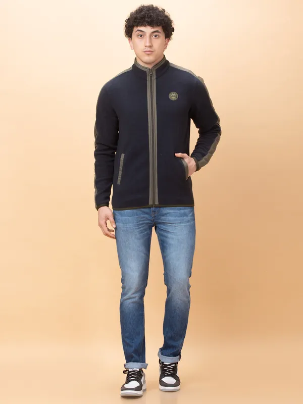 Being Human Mens-Top Sweatshirt Navy