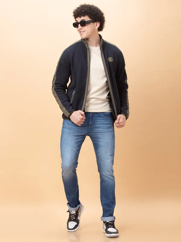 Being Human Mens-Top Sweatshirt Navy