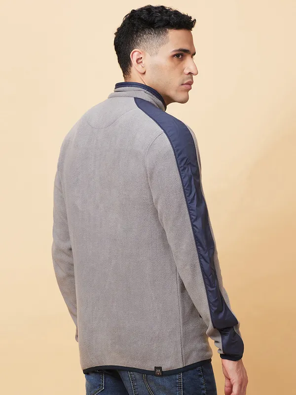 Being Human Mens-Top Sweatshirt Steel Grey