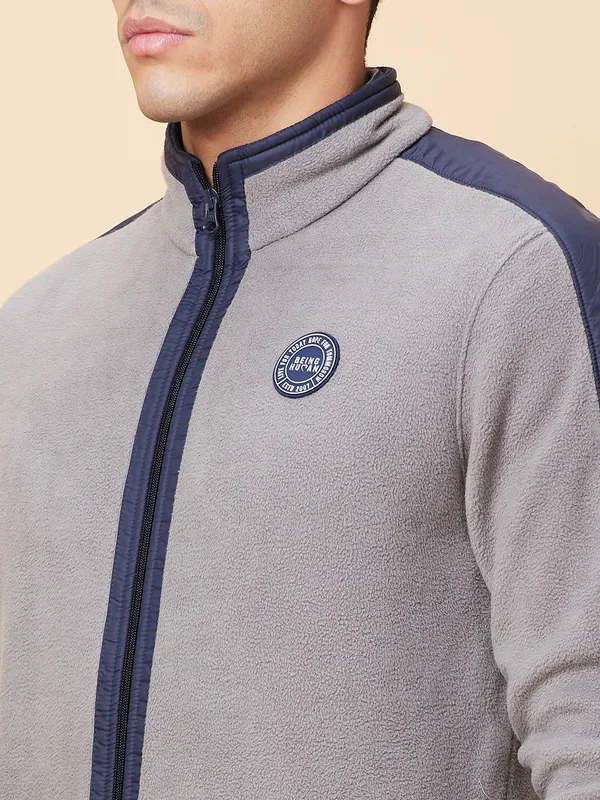 Being Human Mens-Top Sweatshirt Steel Grey