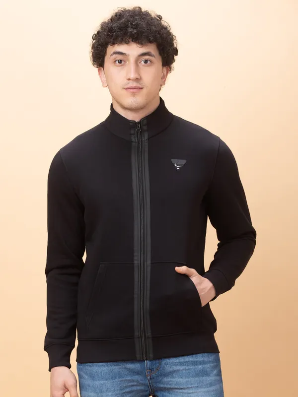 Being Human Clothing Mens-Top Sweatshirt Black