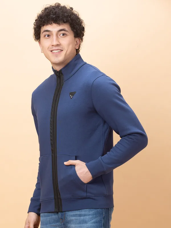 Being Human Clothing Mens-Top Sweatshirt Navy
