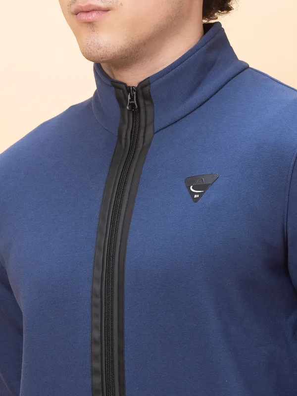 Being Human Clothing Mens-Top Sweatshirt Navy