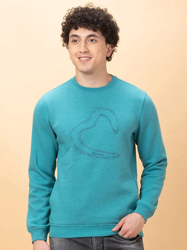 Being Human Clothing Mens-Top Sweatshirt Dk.Green