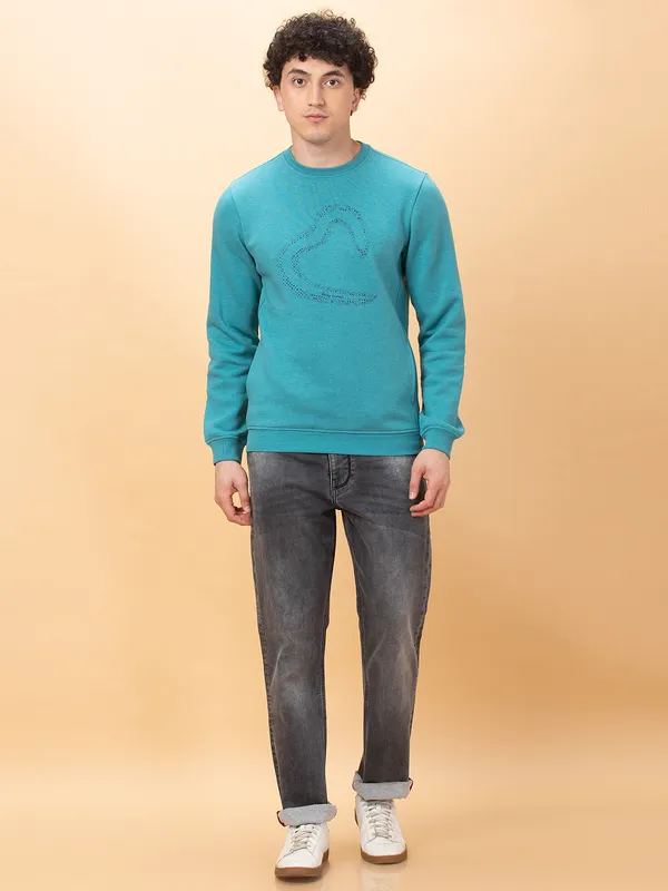 Being Human Clothing Mens-Top Sweatshirt Dk.Green