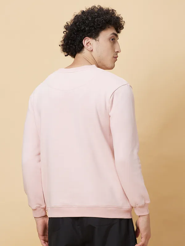 Being Human Mens-Top Sweatshirt Quartz Pink